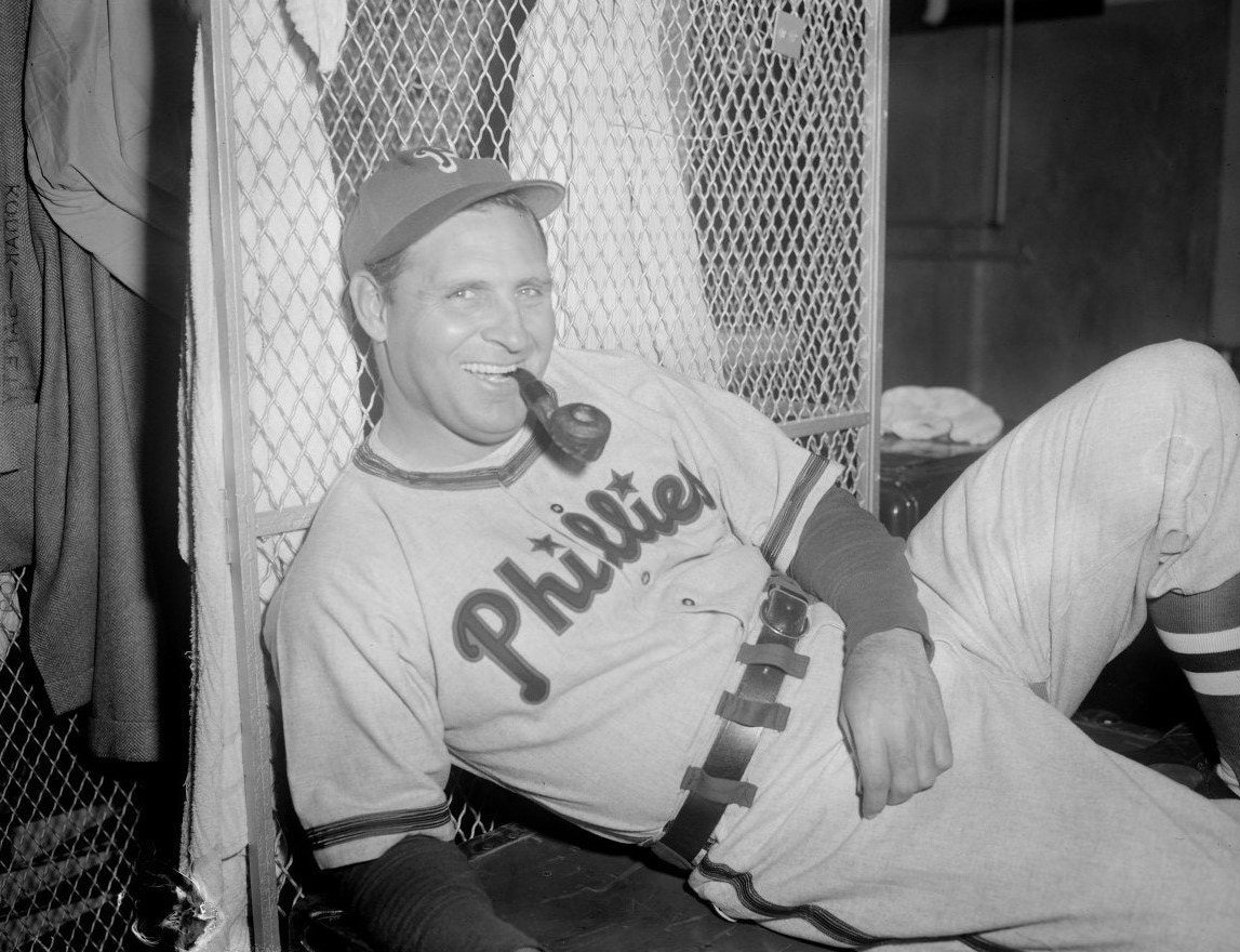 Ben Chapman, Philadelphia Phillies manager who hurled unrelenting racial slurs from the bench at MLB's first black player, Jackie Robinson. His tactics eventually backfired when the majority of fans and Jackie's teammates rallied around him, solidifying the team and accepting him as a true Dodger.